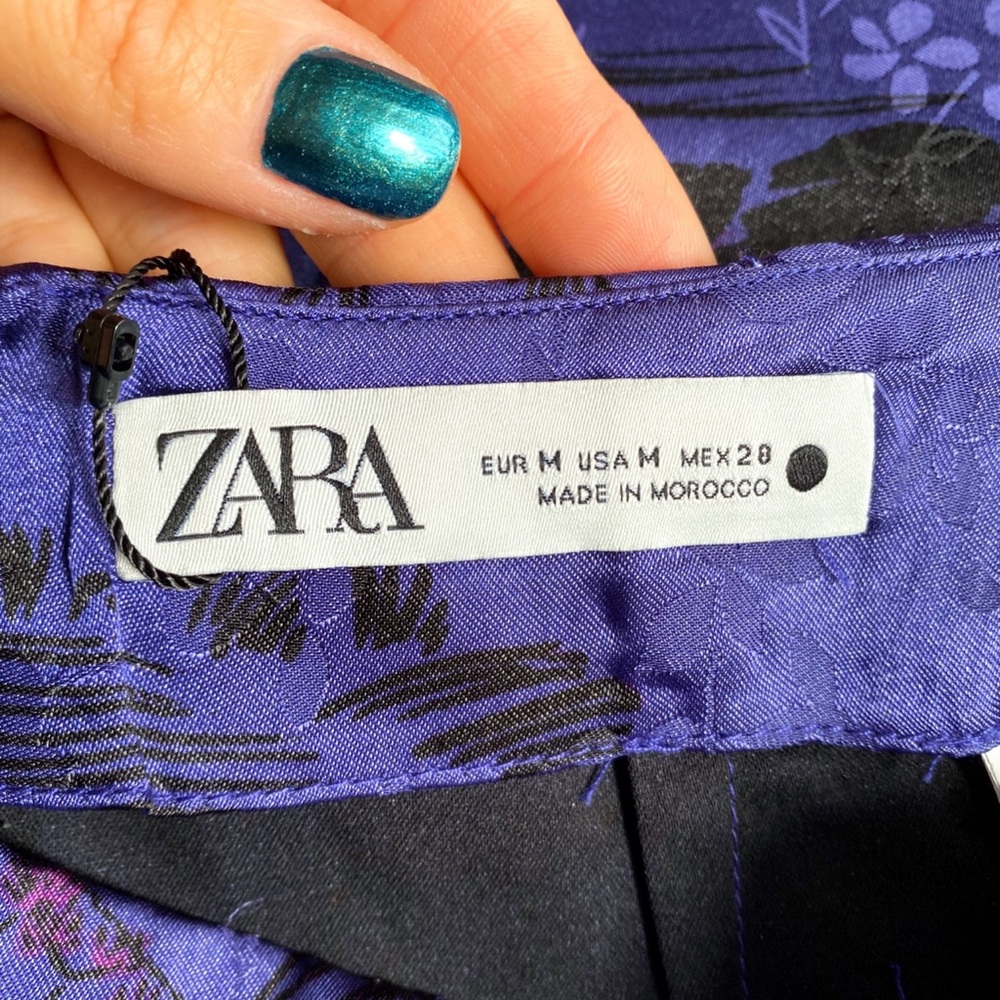 Zara Purple Maxi Skirt - Picture 7 of 13